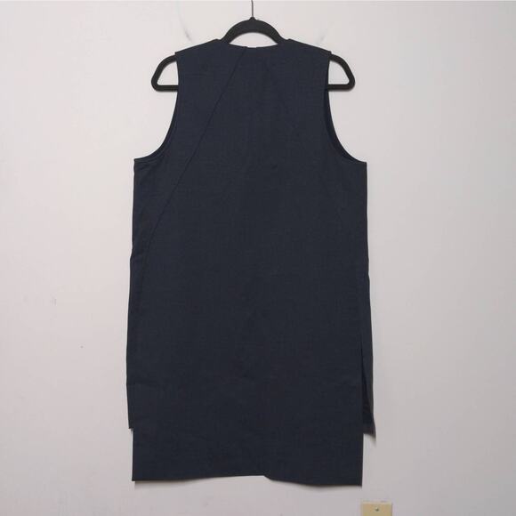 Cabi Drafting Vest 3178 Black Sleeveless Open Front Split Hem Career Pockets M - Picture 4 of 9